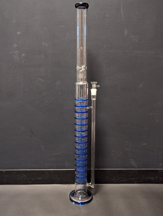 42" Tall Straight Tube w/ 15 Honeycomb Percs