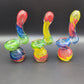 4.5" Standing Color Swirl Bubbler-Avernic Smoke Shop