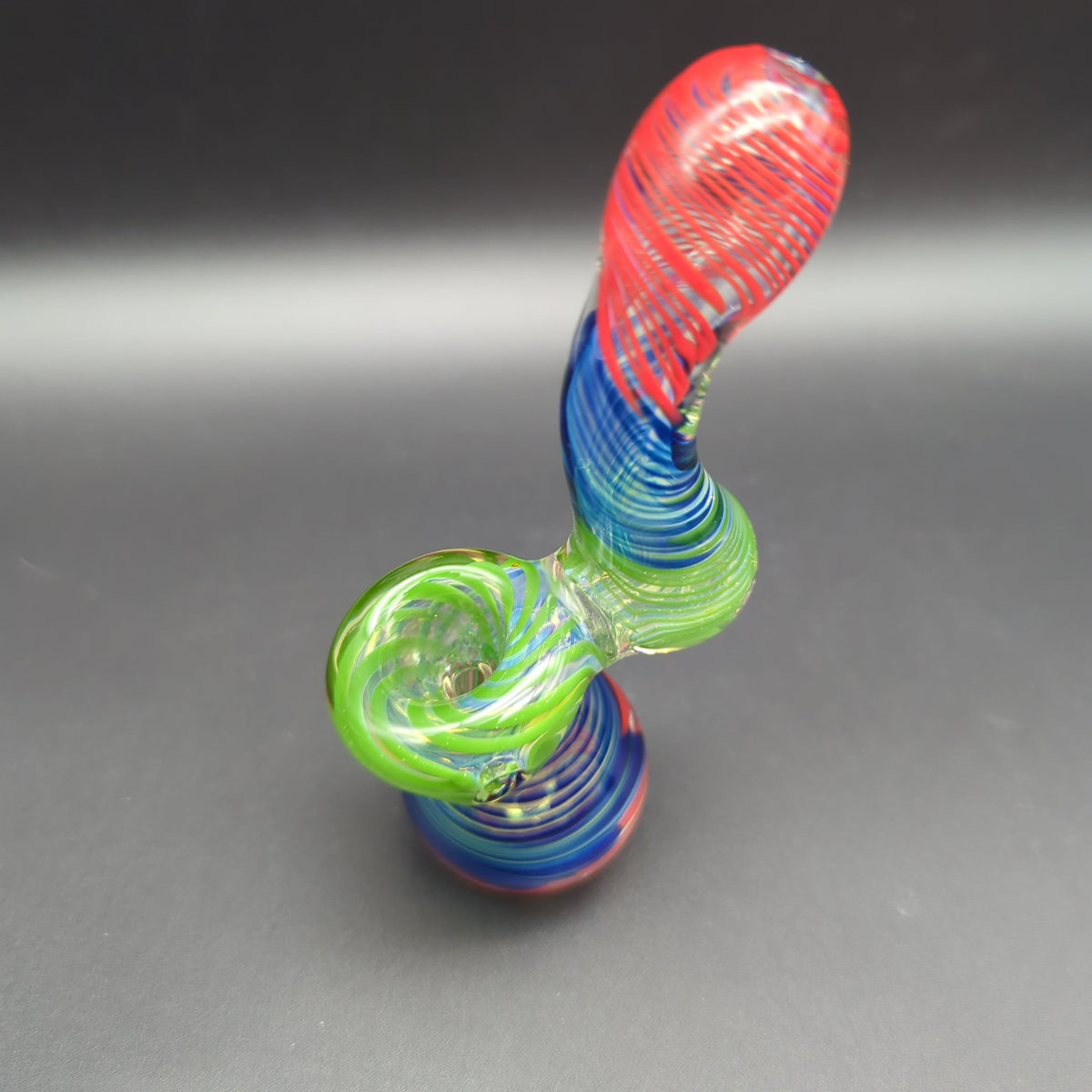 4.5" Standing Color Swirl Bubbler-Avernic Smoke Shop