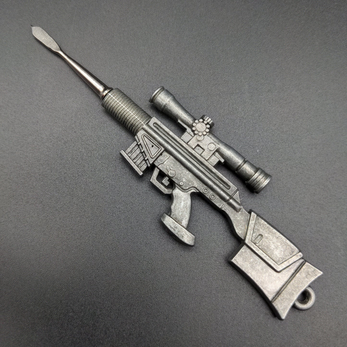 5" Gun Design Metal Dab Tool-Avernic Smoke Shop