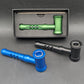 5" Metal and Glass Hammer Hand Pipe