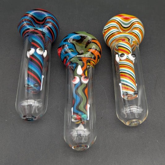 5" Wig Wag  Face Hand Pipe