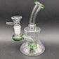 5.5" Mini Bent Neck Showerhead Bong-Avernic Smoke Shop