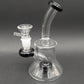 5.5" Mini Bent Neck Showerhead Bong-Avernic Smoke Shop