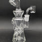 6" Clear Klein Recycler Dab Rig