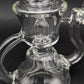 6" Double Slit Recycler Dab Rig