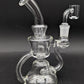 6" Double Slit Recycler Dab Rig