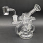 6" Dual Uptake Vortex Recycler Dab Rig-Avernic Smoke Shop