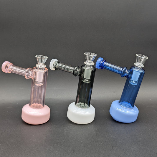 6" Glass Bubbler w/ Showerhead Perc