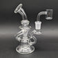 6" Mini Multi Hole Recycler Dab Rig