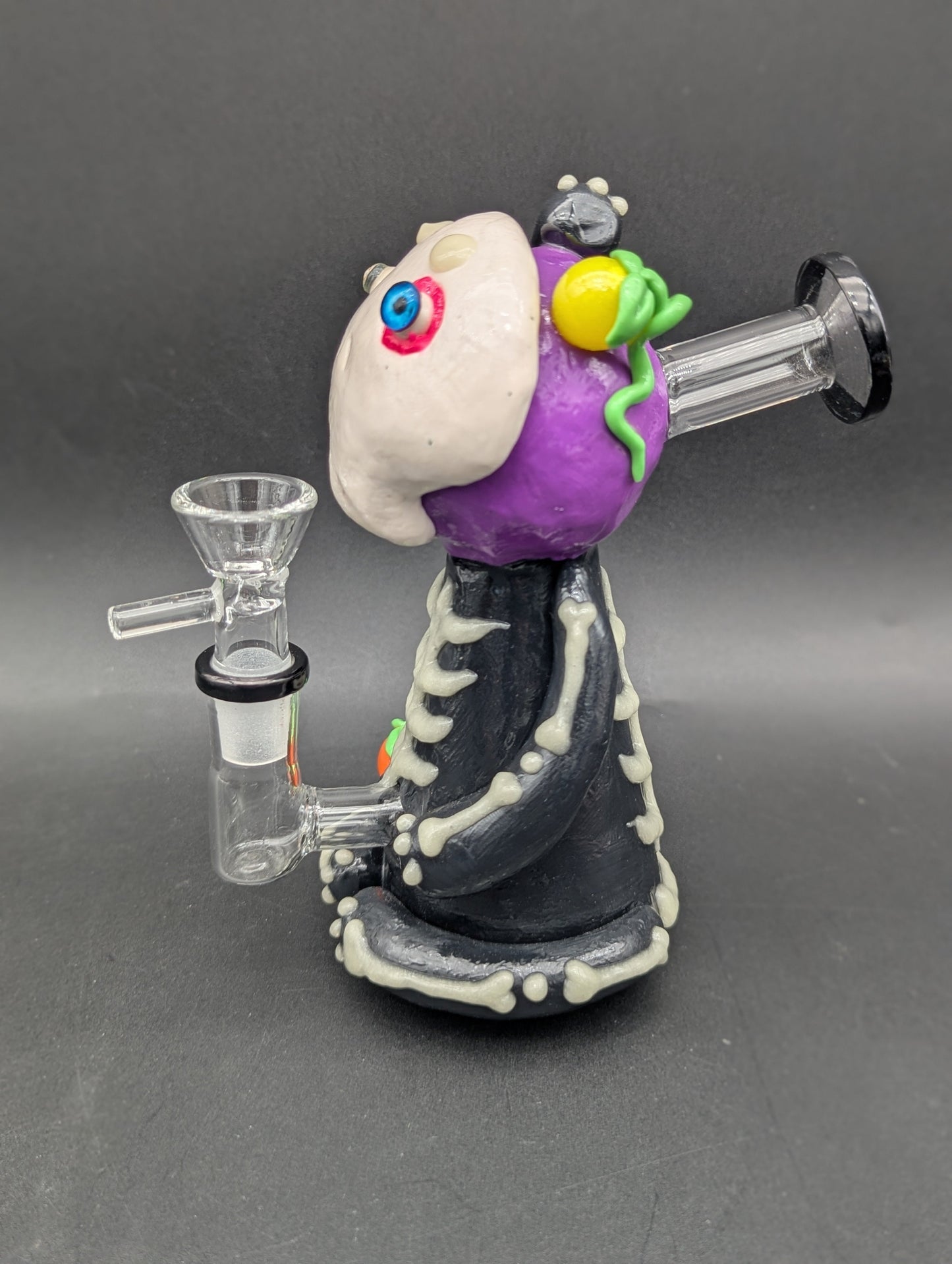 6" Skeleton Bear 3D Water Pipe