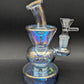 6.5" Iridescent Bent Neck Mini Bong-Avernic Smoke Shop