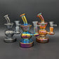 6.5" Iridescent Bent Neck Mini Bong-Avernic Smoke Shop