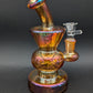 6.5" Iridescent Bent Neck Mini Bong-Avernic Smoke Shop