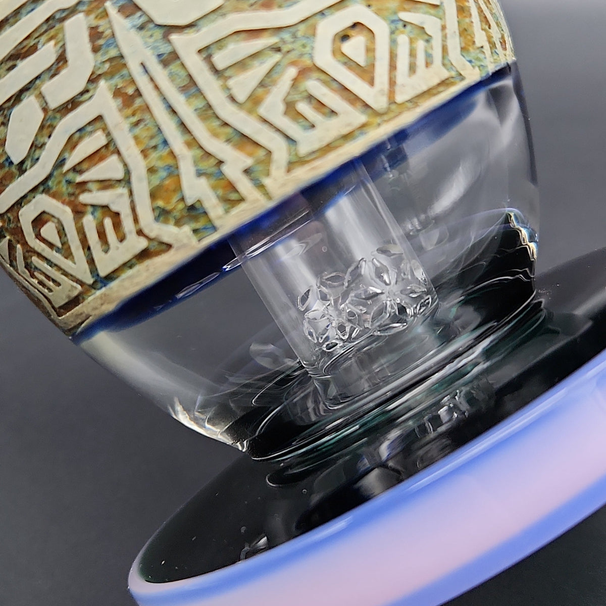 7" Aztec Egg Body Water Pipe-Avernic Smoke Shop