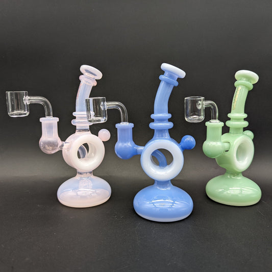 7" Donut Dual Color Dab Rig