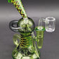 7" Green Wig Wag Recycler Dab Rig