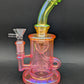 7" Iridescent Klein Recycler Water Pipe