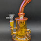 7" Iridescent Klein Recycler Water Pipe