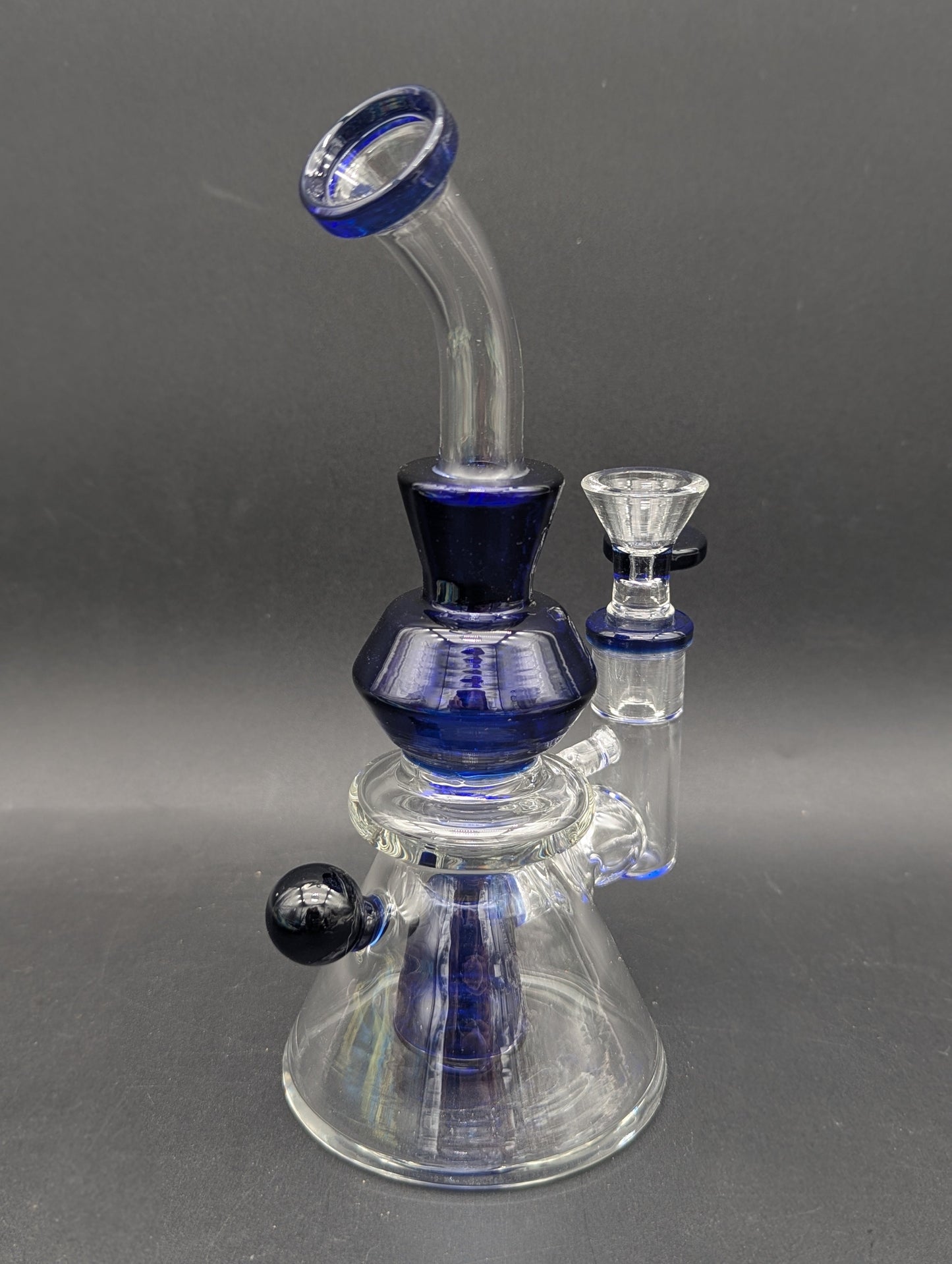 7" Multi Hole Bent Neck Water Pipe