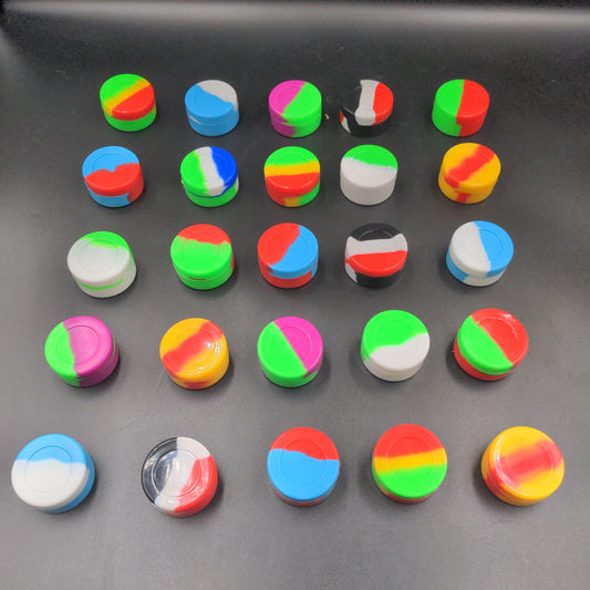 7ml Round Silicone Concentrate Containers-Avernic Smoke Shop