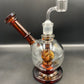 8" Tsunami Concentrate Rig Shower Head Side Neck Dome - Avernic Smoke Shop