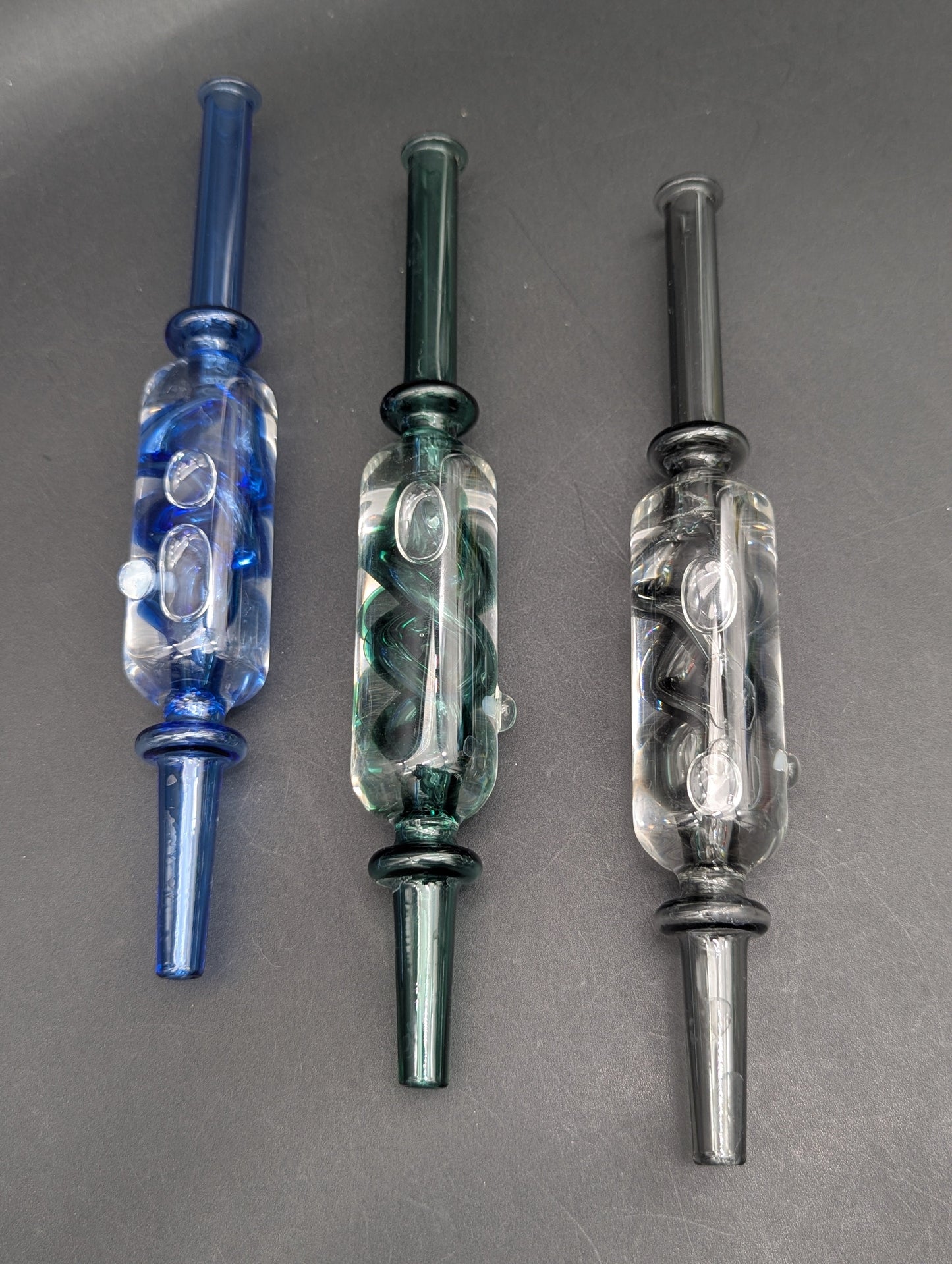 8.5" Glycerin DNA Helix Nectar Collector-Avernic Smoke Shop