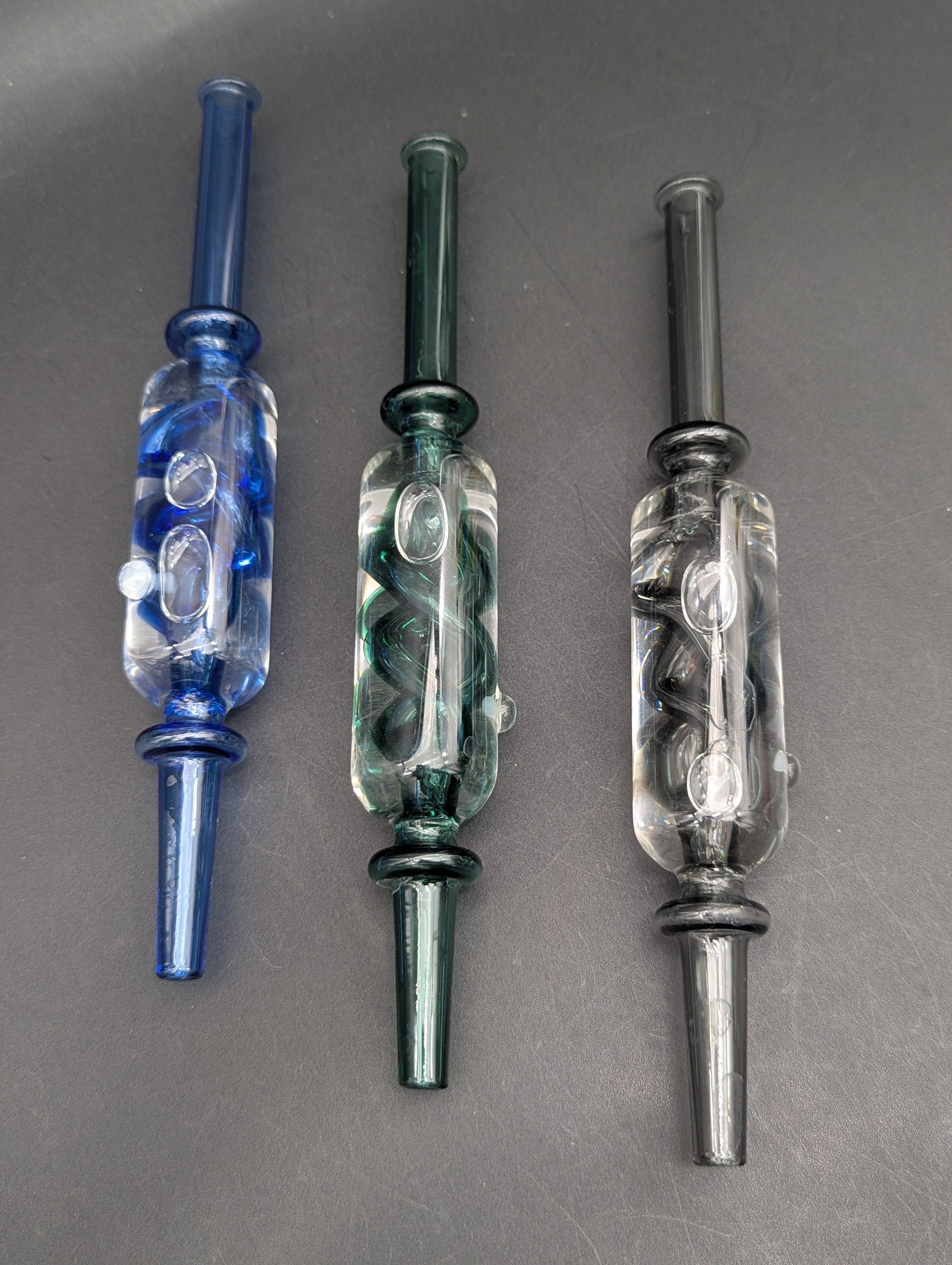 8.5" Glycerin DNA Helix Nectar Collector-Avernic Smoke Shop