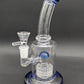 8.5" Mini Matrix Color Accent Bent Neck Bong-Avernic Smoke Shop