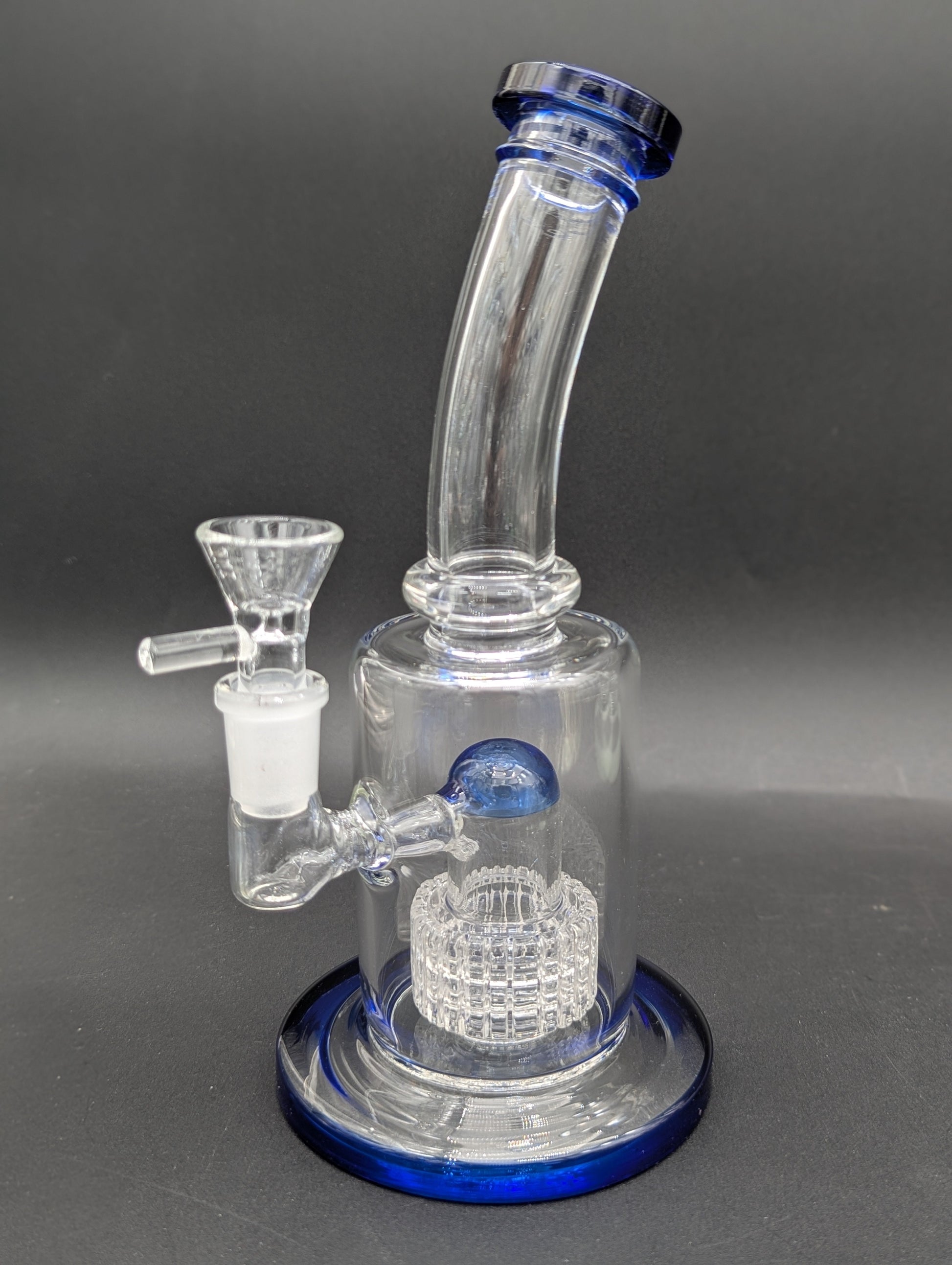 8.5" Mini Matrix Color Accent Bent Neck Bong-Avernic Smoke Shop