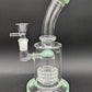 8.5" Mini Matrix Color Accent Bent Neck Bong-Avernic Smoke Shop