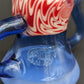 8.5" Peppermint Swirl Recycler Bong