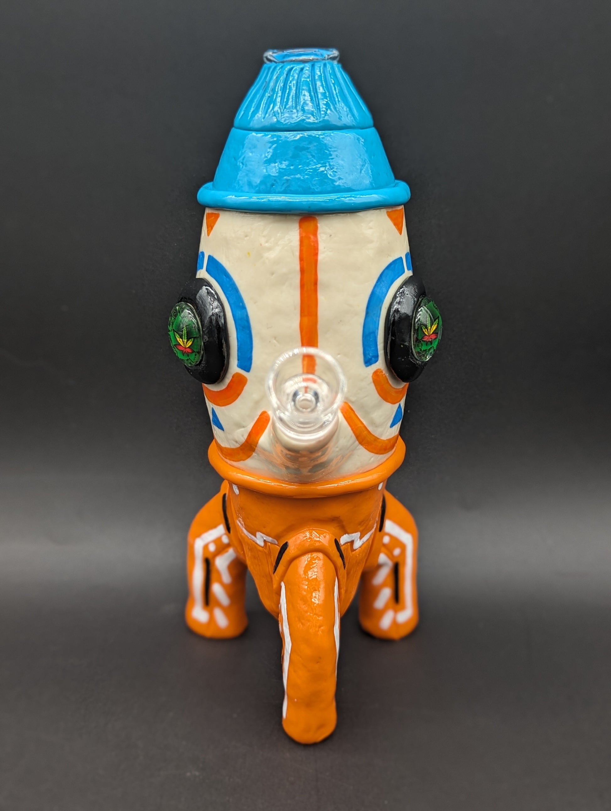 9" 3D Clay Rocket Ship Bong-Avernic Smoke Shop
