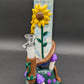 9" 3D Sunflower Mushroom Bong-Avernic Smoke Shop
