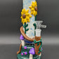 9" 3D Sunflower Mushroom Bong-Avernic Smoke Shop