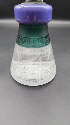 9" Aztec Face Beaker Water Pipe-Avernic Smoke Shop