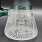 9" Aztec Face Beaker Water Pipe-Avernic Smoke Shop