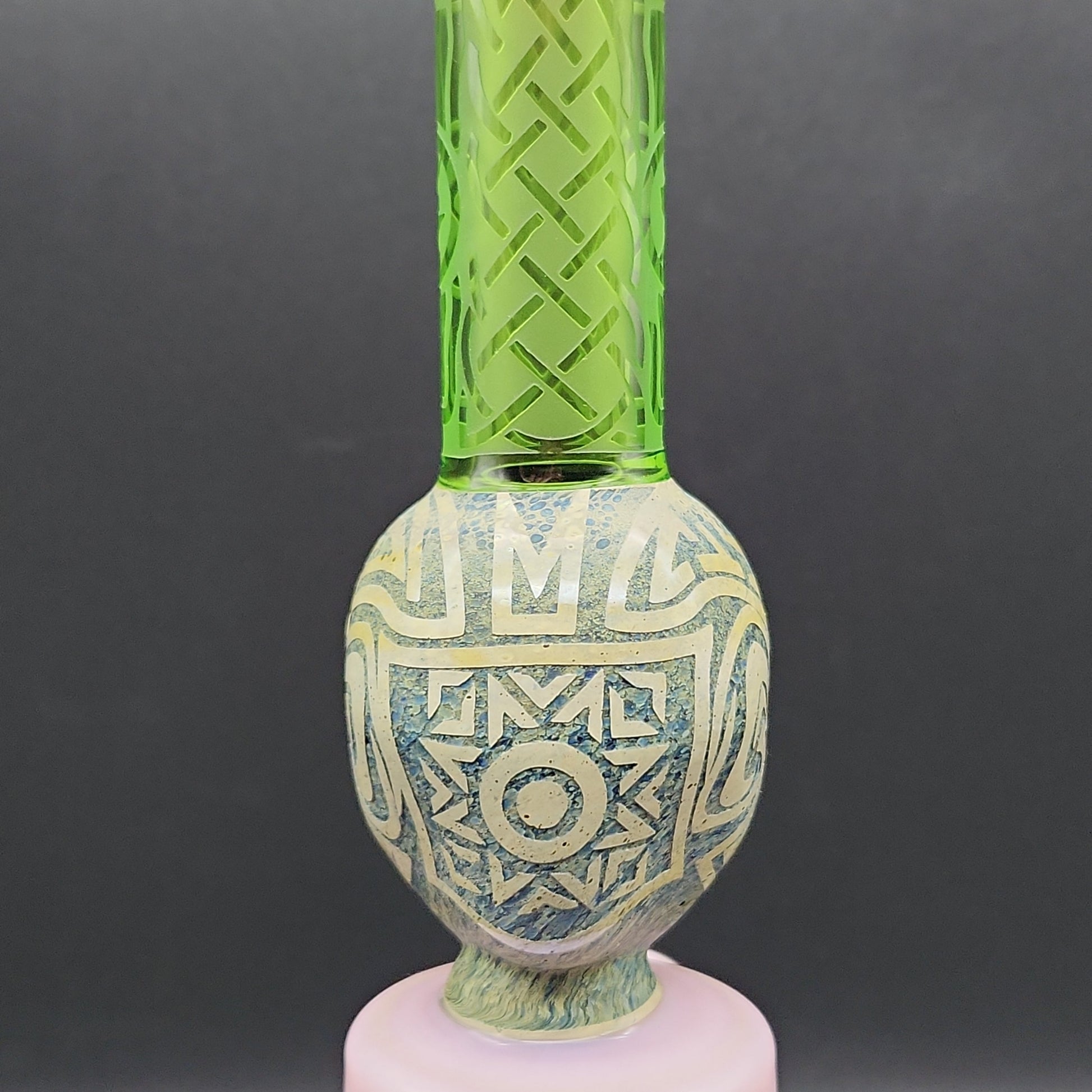 9" Aztec Face Beaker Water Pipe-Avernic Smoke Shop