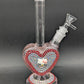 9" Dazzling Kitty Heart Bong
