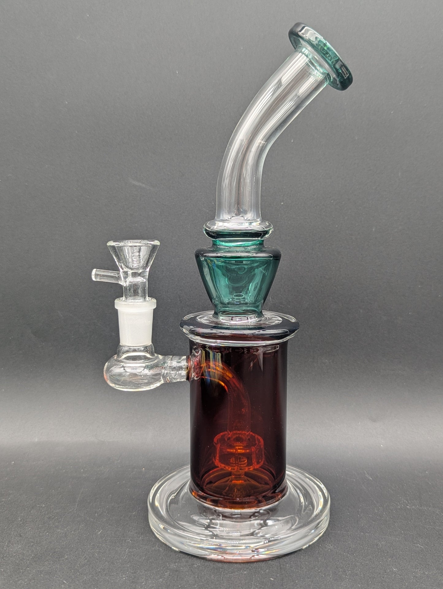 9" Dual Color Showerhead Bong