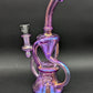 9" Full Color Iridescent Klein Recycler Bong-Avernic Smoke Shop