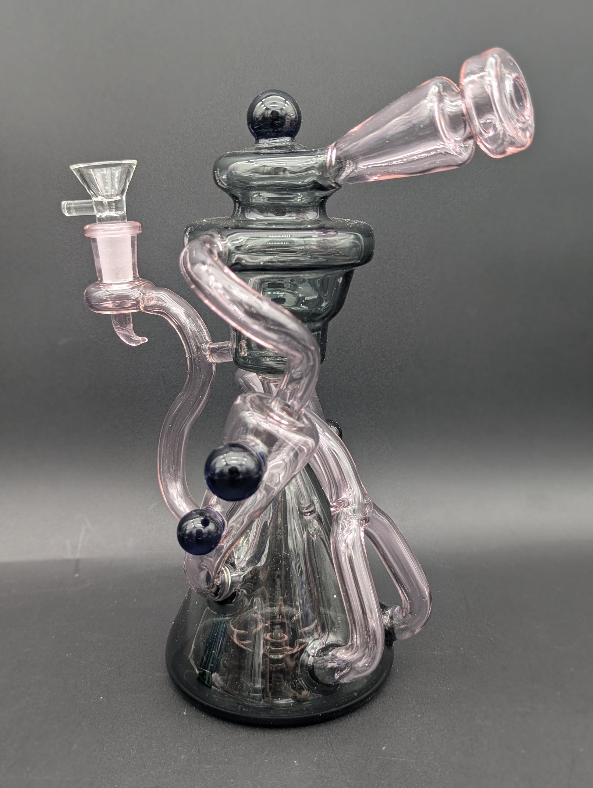9" Multi Slit Dual Recycler Bong-Avernic Smoke Shop