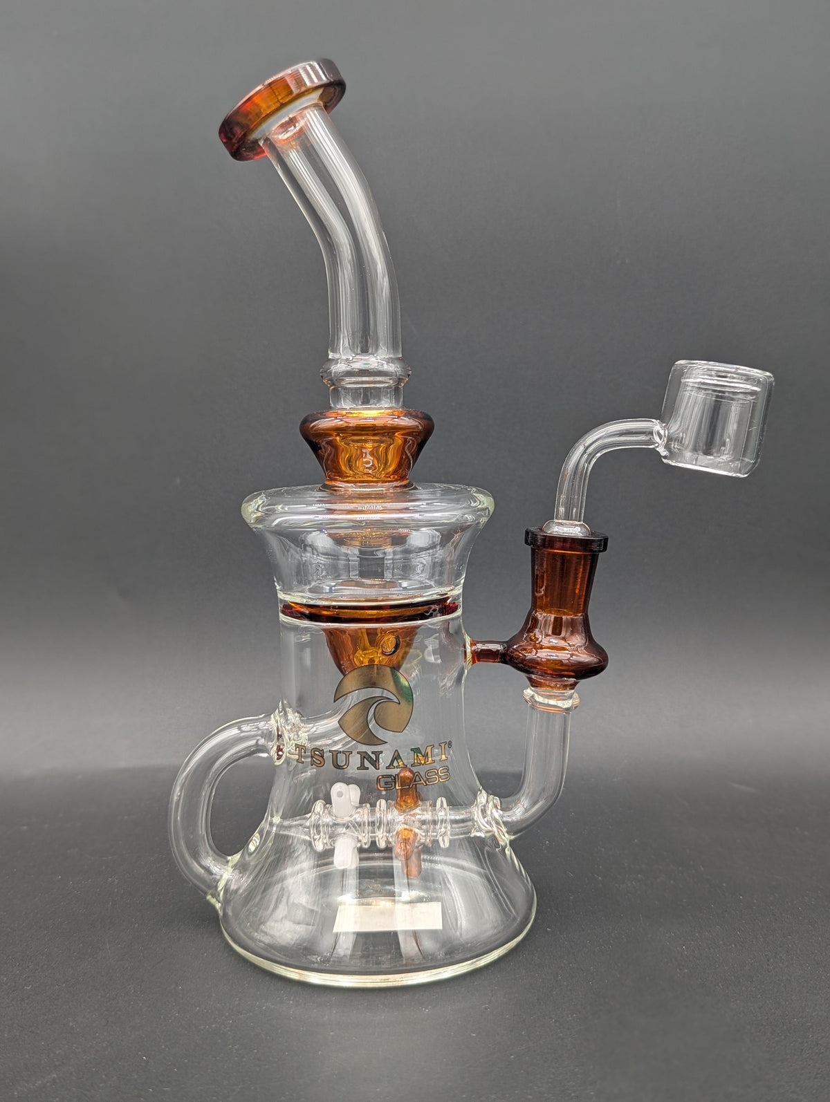 9" Tsunami Concentrate Rig Propeller Recycler-Avernic Smoke Shop