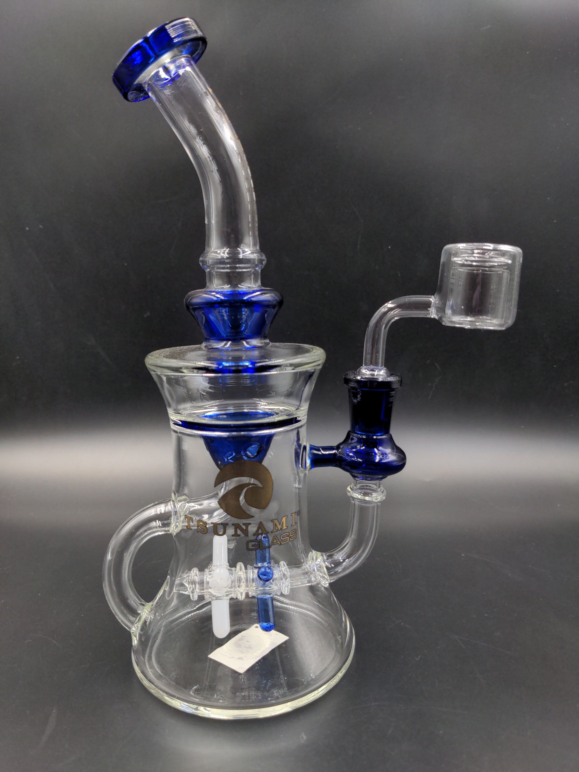 9" Tsunami Concentrate Rig Propeller Recycler - Avernic Smoke Shop