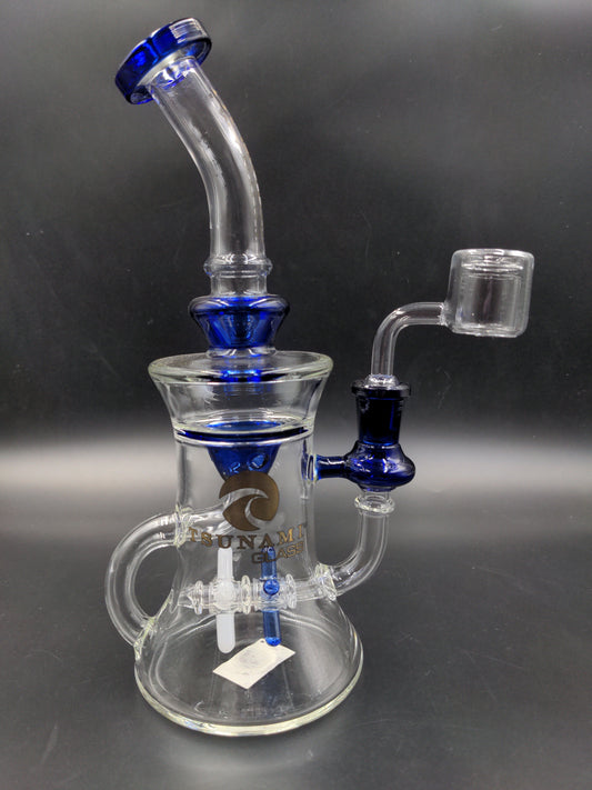9" Tsunami Concentrate Rig Propeller Recycler - Avernic Smoke Shop