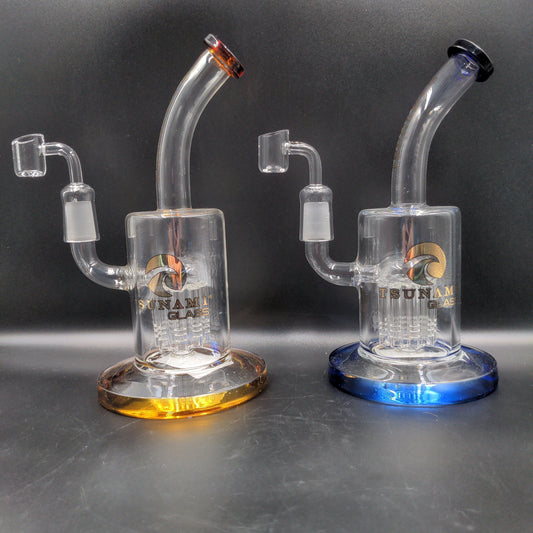 9" Tsunami Tree Perc Rig - Avernic Smoke Shop