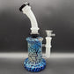 9.5" Etched Hollowfoot Water Pipe-Avernic Smoke Shop