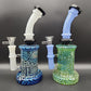9.5" Etched Hollowfoot Water Pipe-Avernic Smoke Shop