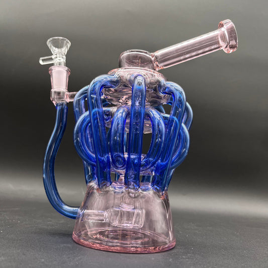 9" Multi Layered Octo Recycler Bong