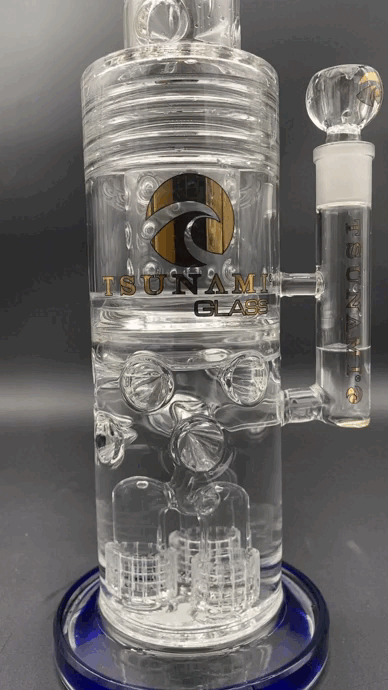 20" Tsunami Barrel Showerhead Drum Heart Honeycomb-Avernic Smoke Shop